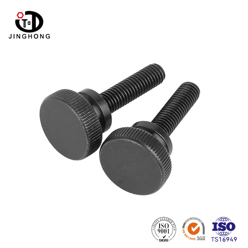 Vít ngón tay cái có khía vòm cao màu đen