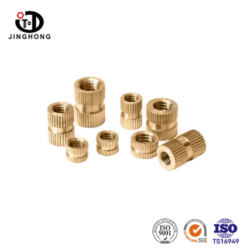 Đồng thau chèn đai ốc