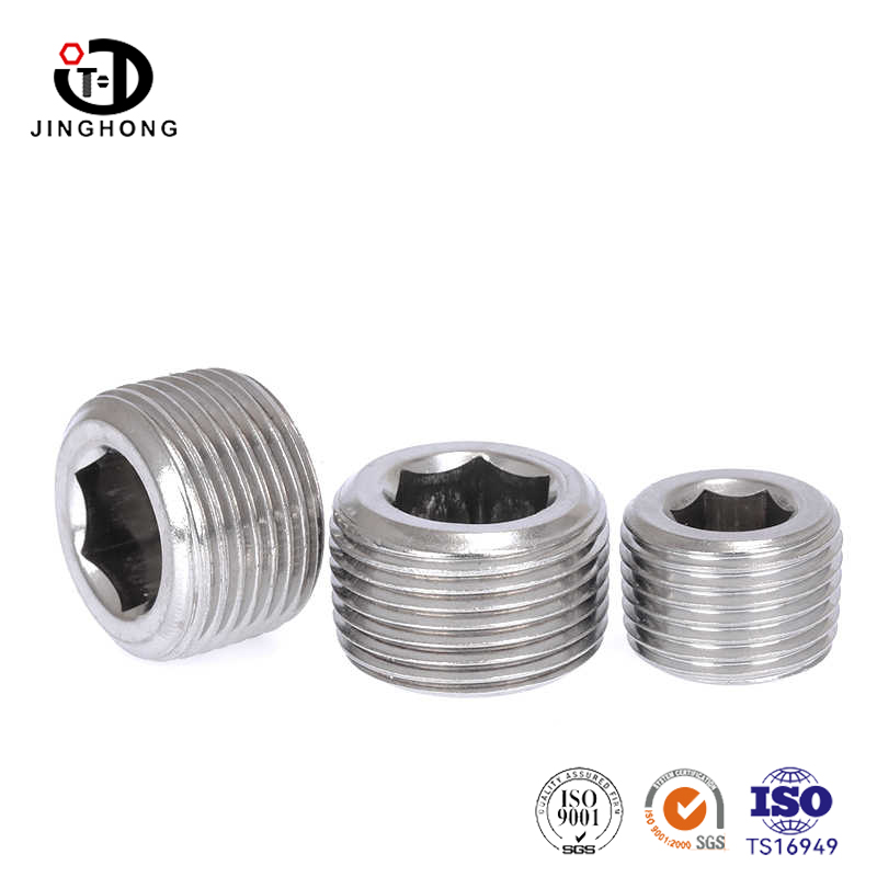 DIN 906 hexagon Ổ cắm ống cắm bằng chỉ thon