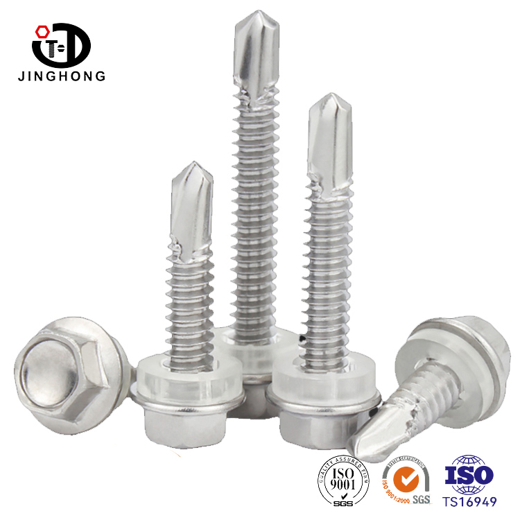 Vít lợp kim loại mặt bích hex