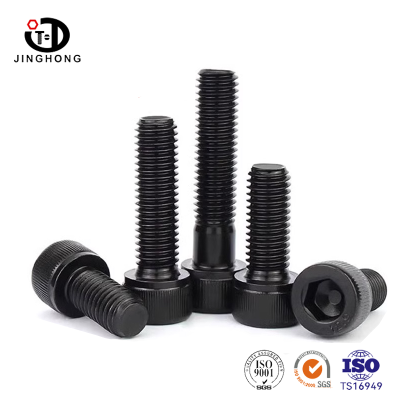 Ốc vít màu đen hình trụ hình tròn