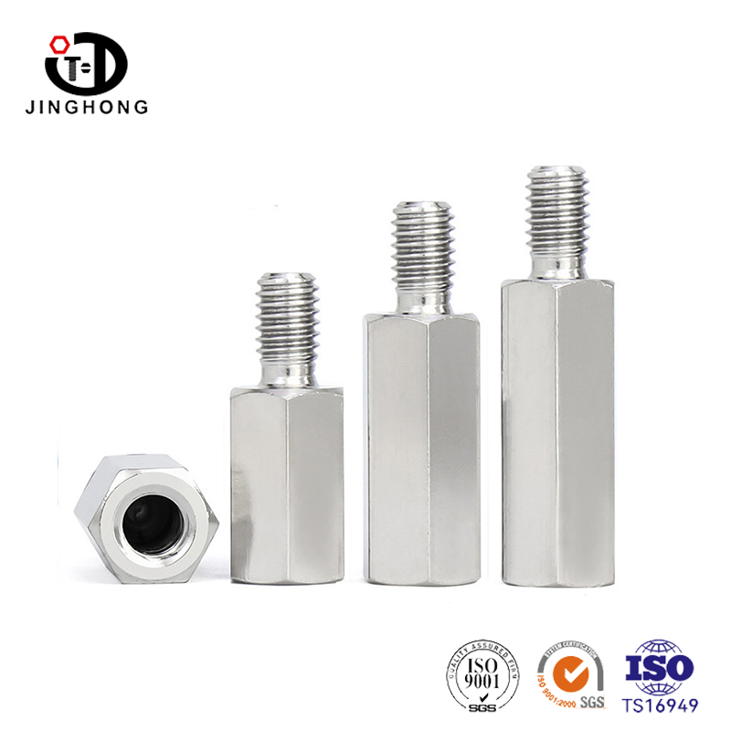 Stud hex bằng thép không gỉ kết thúc