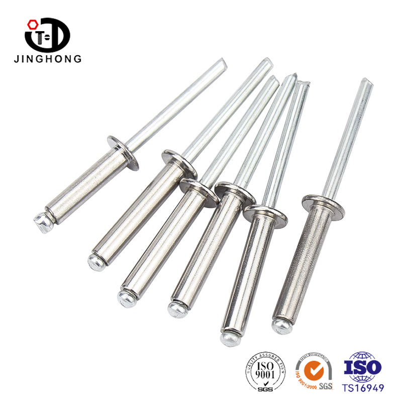 Bộ đinh tán pop đầu tròn bằng thép